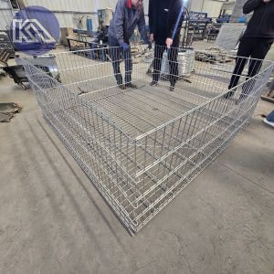 Cheap Hot Dipped Galvanized Durable Welded Gabion Box 50x200mm Aperture For Flood Control And Landscape for sale