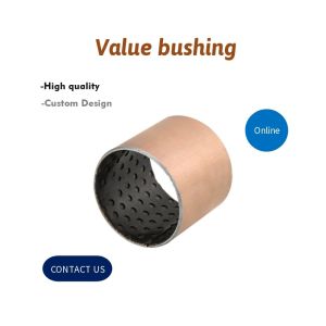 Oilless Braided Composite Self Lubricated Bearing, Bushing, Steel Backed