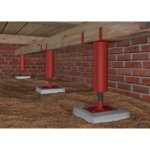 Galvanizing Structural Steel Adjustable Jack Post With Surface Treatment