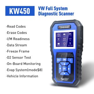 CE FCC KW450 SAS Engine Live Data Scanner Diagnostic Tool For VW Audi