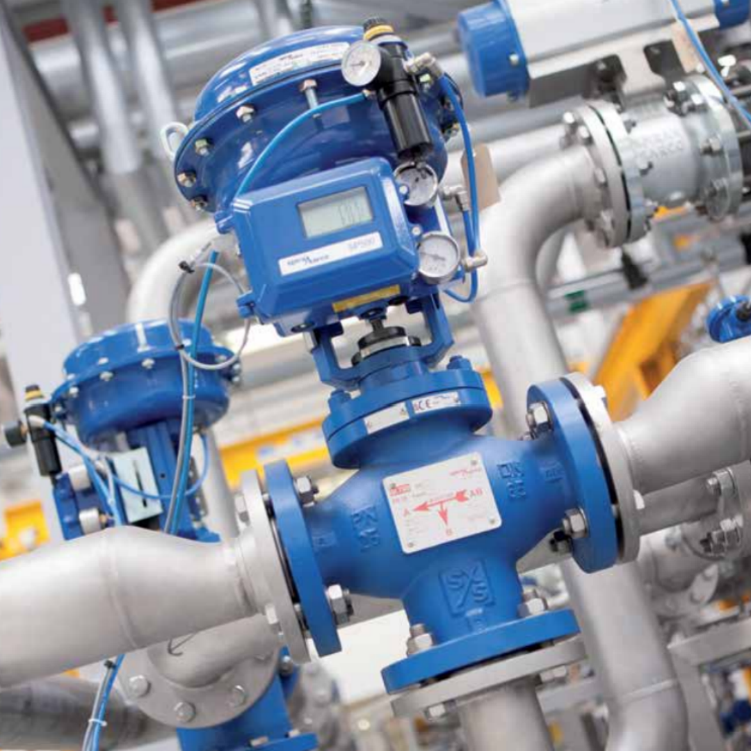 Pneumatic Control Valve Spirax Sarco SP400 SP500 Intelligent Valve Controller