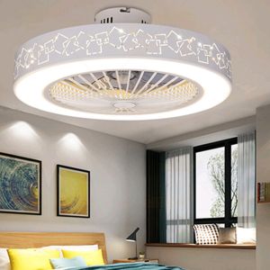 Modern LED Ceiling Fan Lights Wi-Fi Remote Control APP folding ceiling fan Lamp