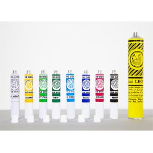 Cheap Paint Aluminum Squeeze Tubes Pigment Packaging Small Size Sealed Opening for sale