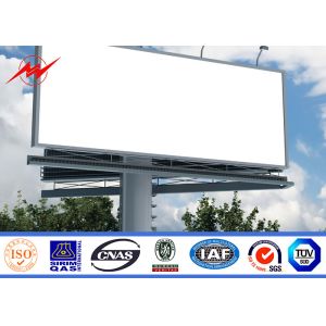 Galvanized Polyester Or Powder Coated Traffic Signal Light Pole Q235