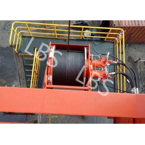 LBS Groove Offshore Tower Crane Winch Drum Hydraulic Crane Winch