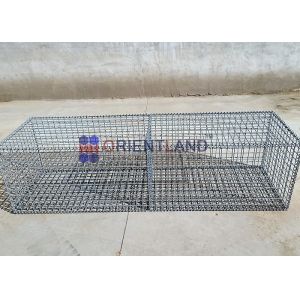 Galvanised Bs En Iso 10244-2 Weldmesh Gabions With Helical Binders