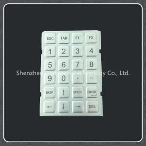 Cheap Industrial Custom Keyboard Pad 24 Keys Type For Access Control Metal Panel for sale