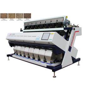 China RC8 Wheat Color Sorter Machine High Transmission Speed Simple And Easy To Operate on sale