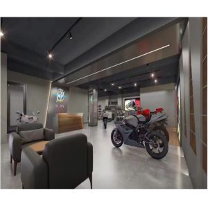 High Strength Steel Building Showroom Customized for Automobile Showrooms