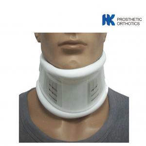 China White Semi Rigid Artificial Leather Soft Collar Neck Brace on sale