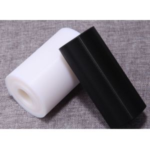 Ultra Thin Soft Injection Molding Hook and Loop Black OEM Acceptable White