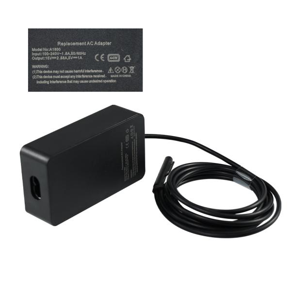 65W 15V 4A Power Adapter for Microsoft Surface Pro Laptop Charger