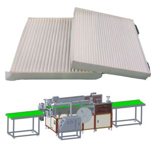 Home Purifier Air Filter Making Machine 60~100mm/S Efficiency