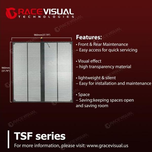 Transparent LED Display Screen | Ultra-Thin & Lightweight | High Brightness &