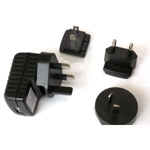 5V 1A USB power adapter interchangeable plug AC DC adapter
