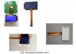 STN Negative Blue LED Custom LCD Module , COG Resolution 128x64 LCD Module