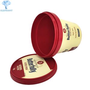 Eco Friendly 500ml Ice Cream Tub 8oz Ice Cream Containers With Lids