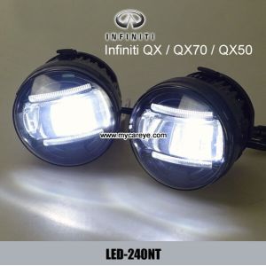 Cheap Infiniti FX EX car led fog lights DRL daytime running light suppliers for sale