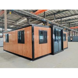 3 Bedroom Prefabricated Luxury Mobile Villa Expandable In White/Gray/Black