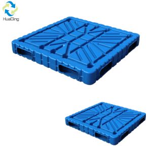 Stackable cheap pallet Blow Molding 1200*1000 Plastic Pallet Faced 4-WAY