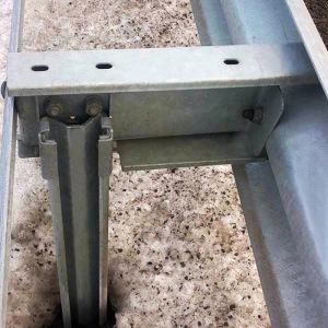 Highway Expressway Crash Barrier Guardrail Sigma Post with ISO9001 2008