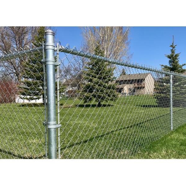 Iron 1.5m 4 Ft Green Chain Link Fence Galvanized Pvc Coated Vinyl Coated