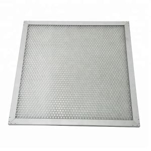 High Efficiency Hepa Pre Filter Aluminum Galvanized Frame With Wire Mesh