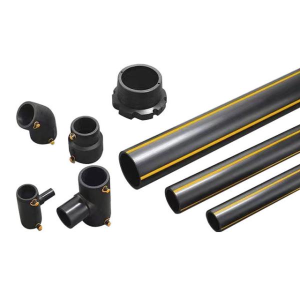 3mm Underground Natural Gas Pipe , 1.0Mpa 1.6Mpa Large Diameter Polyethylene