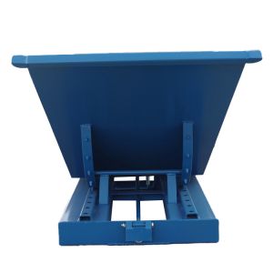Storage Bucket Self Dumping Steel Hopper W / Manual Release 2000 LB