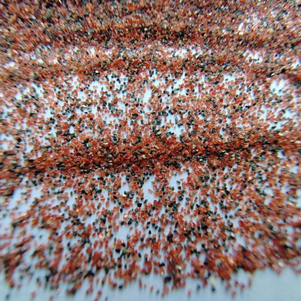 Garnet Sand abrasive 30/60 for Sandblasting: Natural Abrasive medium, Mohs 7.0-7.5, Sa2.5-3