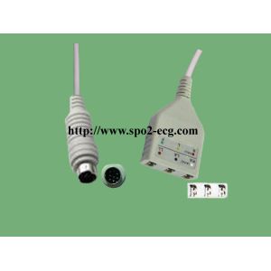 One Piece ECG Lead Cable Reusable TPU Material With DB9M / MD6M Model