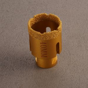 Vacuum Brazed Diamond Core Drill Bit for Precise Drilling in Marble and Quartz