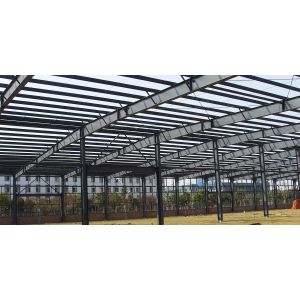 white Modular Prefab Building Construction Structure Workshop pre engineered