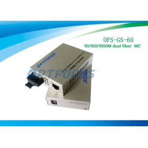 Single Mode Fiber Media Converter 10 / 100 / 1000 Base - Tx to 1000 Base - LX MC