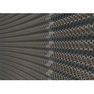 White 2500mm Length Windbreak Fence Panels Round Hole Dust Control Barrier