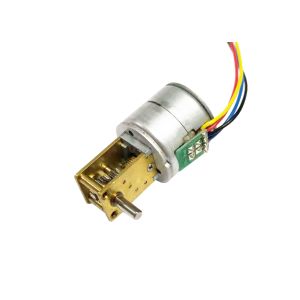 High Torque 20mm Stepper Motor With Worm Reduction Gearbox Miniature Gear Motor