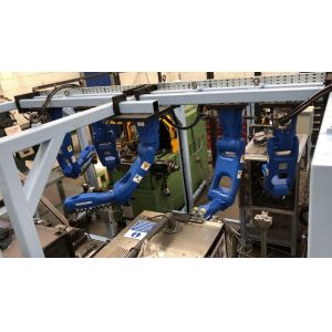 Programming YASKAWA 6 Axis Industrial Robotic Arm Machine Tending Machine