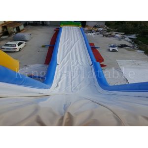 Customized Kids Inflatable Slip N Slide Durable 0.55mm PVC Tarpaulin Material