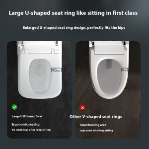 CUPC Certificate Ceramic Auto Flush One Piece Intelligent Bidet Toilets Bathroom