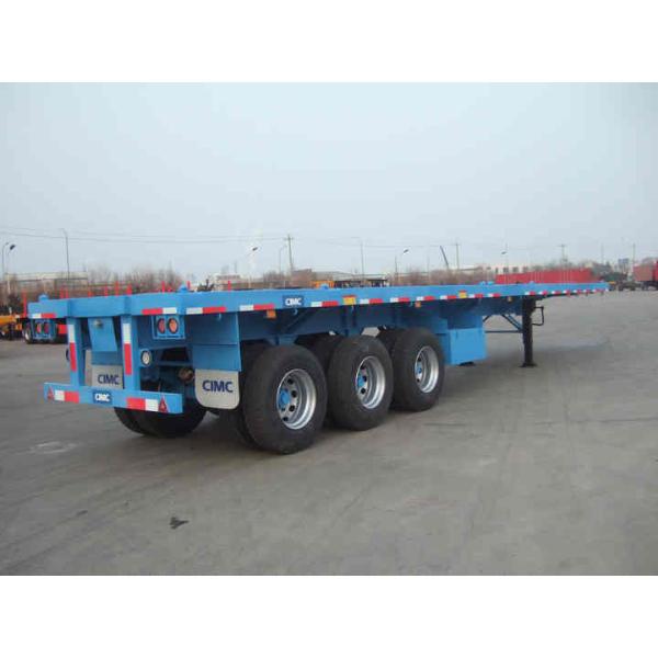 40 Foot 20 foot flatbed trailert / high bed semi truck trailer for container transporting