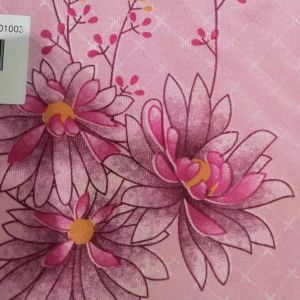 W2.1m Polyester Mattress Fabric , 75g/M2 Floral Quilting Fabric