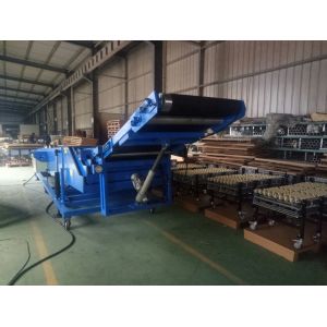 Telescopic Belt Conveyor with front rotary tongue conveyor