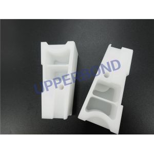 White Plastic Container Spare Parts For Cigarette Packer Machine