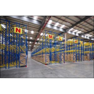 Food Beverage Industry Project Metal Double Deep Pallet Racking