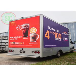 Cheap outdoor p6 full color advertising led screen installed on a truck with high brightness for sale