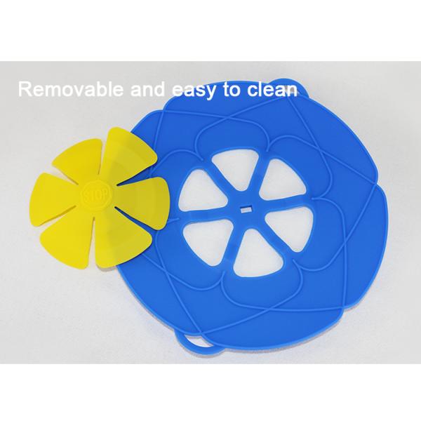 Food Grade Silicone Pan Lid Cover Reusable With Double Hangs For Cooking