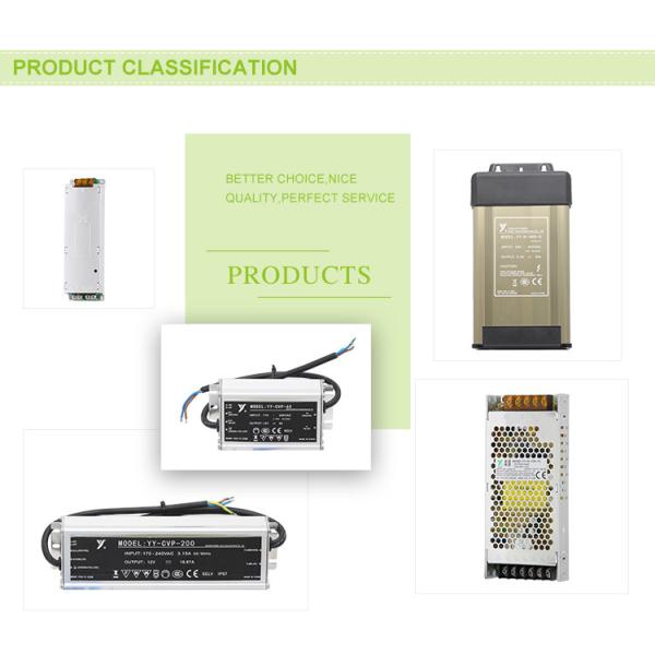 High Efficiency 90% 5V 40A 200W Switching Power Supply For LED Pixel Light