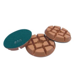 Cheap Machine Tool 3 &quot; Dry Wet Diamond Stone Polishing Pads for Marble / Terrazzo for sale