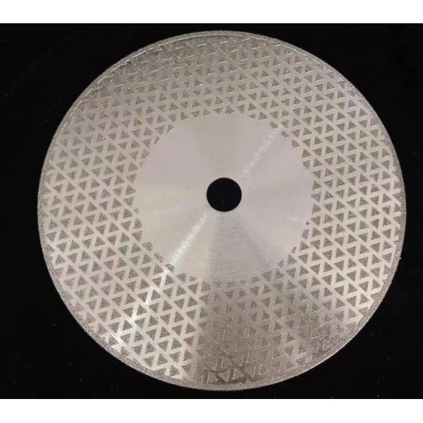 Double Sided Electroplated Diamond Cutting Disc For Marble Granite Quartz Grinding And Cutting