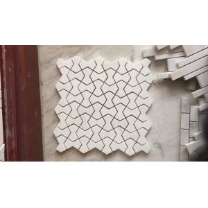 Dolomite White Marble Mosaic Stone Mosaic for Home Decorations New Design